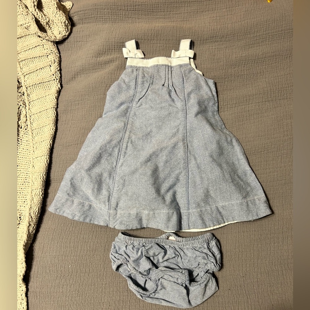 Janie & Jack light denim dress